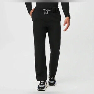 FIGS Men’s Pisco Basic Scrub Pants Black Size M (00892)